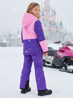 Горнолыжный костюм для девочки фиолетового цвета 9316F - Valianly фото 20