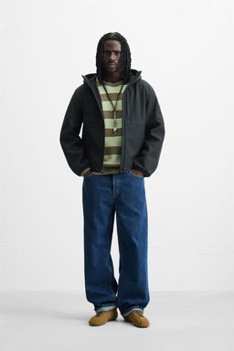TECHNICAL FLEECE MIX JACKET