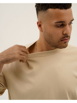 Футболка мужская MINAKU, размер M, бежевая