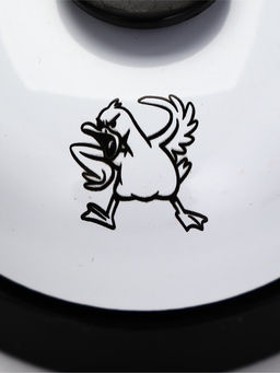 Звонок настольный "Утка", 7.2 х 4,8 см, белый