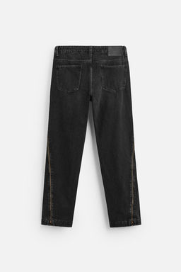 FLARE FIT JEANS WITH ZIPS - Zara фото 7