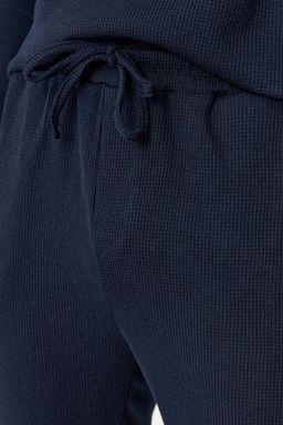 TRENDYOL MAN Lacivert Regular Fit Waffle Orme Pijama Tak?m? TMNAW23PT00015 - Trendyolmilla фото 5