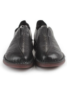 03-5001-1 BLACK Полуботинки женские летние (натуральная кожа) - Фабричный китай фото 7