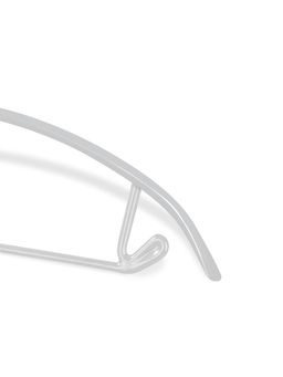 VAL GR-213R11S6 Вешалка мет., 42*23*1.2 см, набор 6 шт., c перекл., крючком д/экон. места, сер., шт - Valiant фото 4