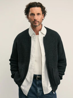 Кардиган relax fit на молнии / Zarina