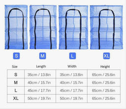 Сушилка для рыбы, фруктов и овощей подвесная размер M