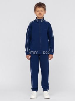 CRB wear/!CWJB 90110-41 Комплект для мальчика (толстовка, брюки),темно-синий/Ex.Cherubino