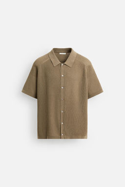 RELAXED FIT KNIT SHIRT - Zara фото 6