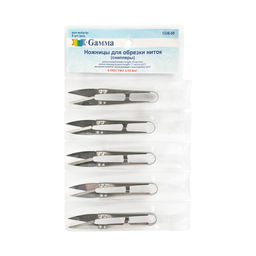Ножницы Gamma CUS-50 для обрезки ниток (снипперы) в блистере 110 мм 5 шт