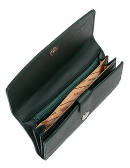 Кошелек Sefaro из кожи крокодила зеленый фото 2