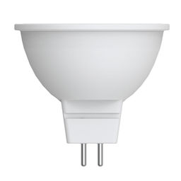 LED-JCDR-7W/3000K/GU5.3/38D/NR Лампа светодиодная. Форма "JCDR", матовая. Серия Norma. Теплый белый свет (3000K). Угол свечения 38. Картон. ТМ Volpe