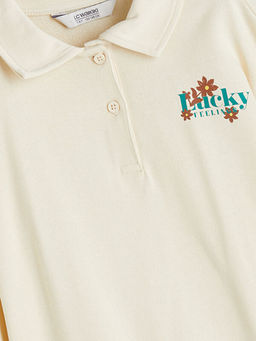 Polo Yaka K?z ?ocuk Sweatshirt