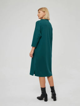 Платье трикотажное KATHARINA KROSS KK-DK-0004-АН-т.бирюзовый  фото 4