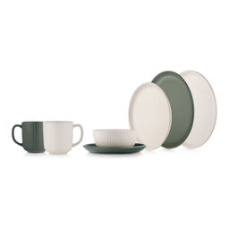 Тарелка обеденная Walmer Ripple, 27 см, цвет кремовый  фото 3