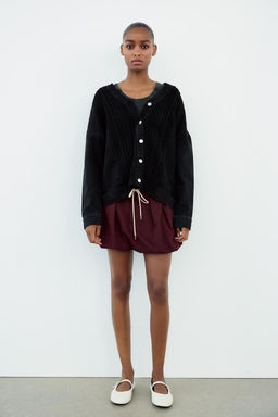 KNIT AND DENIM JACKET