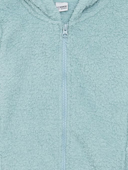 Kap??onlu Pel?? K?z ?ocuk Fermuarl? Sweatshirt - Waikiki фото 2