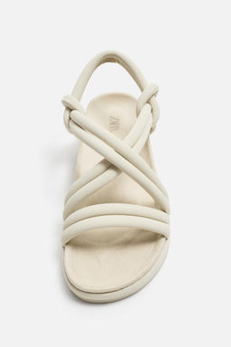 Sandals with Criss-Cross Straps - Zara фото 7