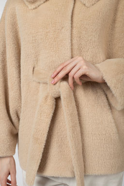 Пальто женское демисезонное (пояс) - El podio фото 11