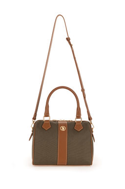 Женская сумка через плечо из парусины цвета хаки Неожиданная скидка в корзине - U.s. polo assn фото 6