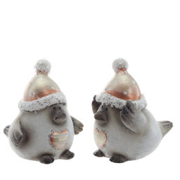 Фигурка декоративная "Птичка", L3 W4,5 H5 см, 2в.