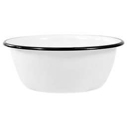 Миска эмалированная 1,5л, д20см, h8см, белый (Россия)