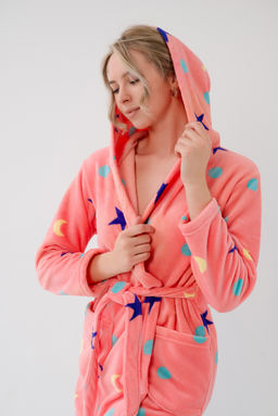 Халат женский из ультрасофта Нежность коралл - Амадэль фото 10