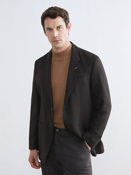 Standart Kal?p Erkek Blazer Ceket