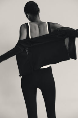 SPORTY DOUBLE EFFECT CROP TOP - Zara фото 5