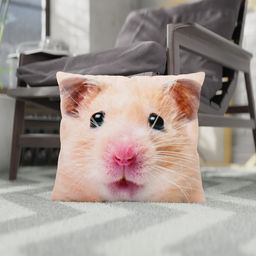 Подушка декоративная Этель Хомячок 40х40 см, габардин, 100% п/э  фото 5