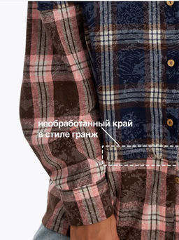 Рубашка в клетку женская rb.030.039-40 - Profit фото 15