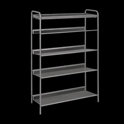 Подставка для обуви 5-и полочная "Женева 25" (графит)