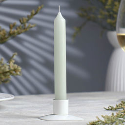 Цена за 5 шт. Ароматическая свеча столовая «Зеленый чай», 17×2 см, 40 г