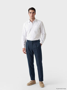 Slim Fit Pamuklu Erkek Kuma? Pantolon