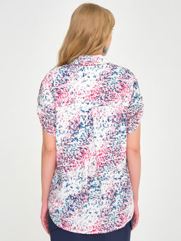 Блуза из вискозы с принтом