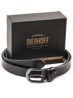 Мужской кожаный ремень Dierhoff ДРК 3051/1-30 Коричневый