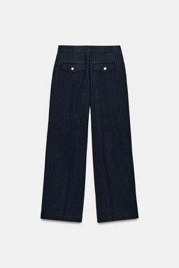 HIGH-WAIST WIDE-LEG TROUSERS - Zara фото 21