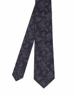 Черный шелковый галстук - Cacharel фото 3