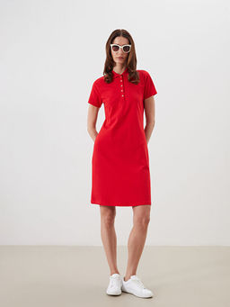 Polo Yaka A Kesim Pike Elbise