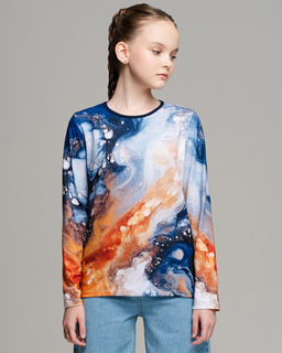 Дизайнерский детский лонгслив SAHAR art lab