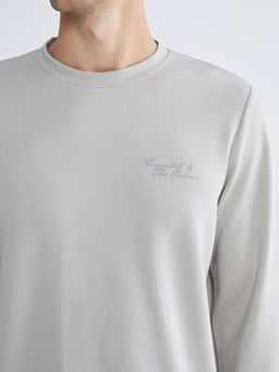 Bisiklet Yaka Erkek Sweatshirt