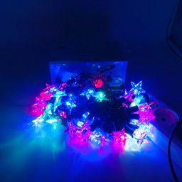 Гирлянда Фигурки Звездочки 10 м (40 L) (арт. HZ-27-4)