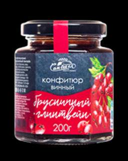 Конфитюр винный Брусничный глинтвейн 200 гр
