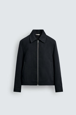 ZIP-UP WOOL EFFECT JACKET - Zara фото 7