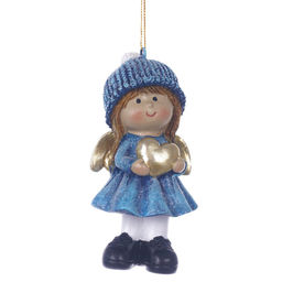 Фигурка декоративная "Ангел", L4,5 W3,5 H10 см, 2в.