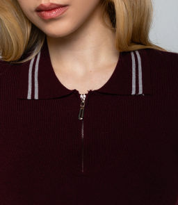 Футболка #КТ8168, тёмно-бордовый