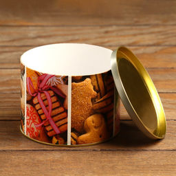 Подарочная коробка, тубус Вкусное чаепитие 120 х 90 мм (70 мм внутр. высота) - Simaland фото 4