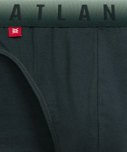ATLANTIC 3MP-173 Трусы спорт Gradient Elastic - набор 3 шт. каберне + черный + изумрудный  фото 7