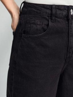 Джинсы wide leg с высокой посадкой / Zarina  фото 6