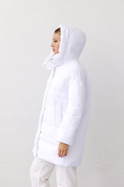 Куртка женская зимняя 25655 (серый опал) - Kankan фото 15