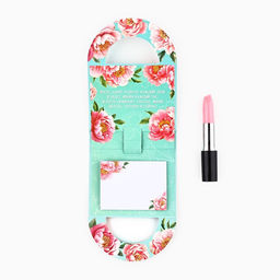 Цена за 2 шт. Подарочный набор, блок бумаги 10 л и ручка-помада Любви и счастья, с 8 марта